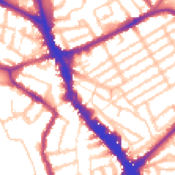 Daytime road noise heatmap for N22 6LN