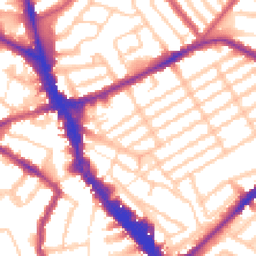 Daytime road noise heatmap for N22 6LY