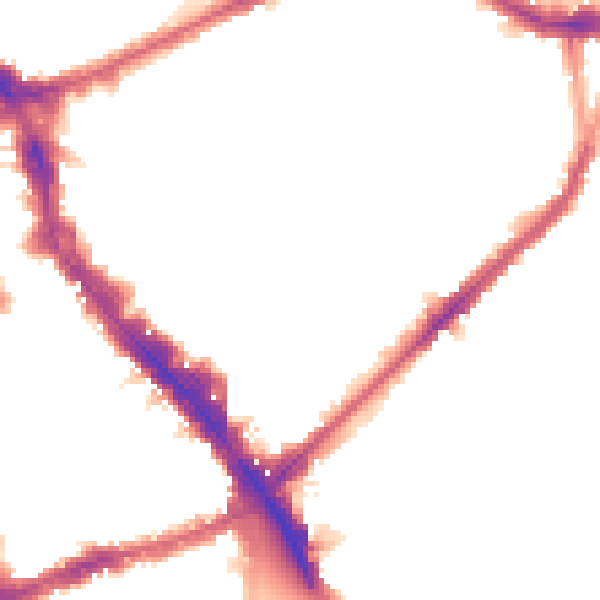 Night-time road noise heatmap for N22 6PQ