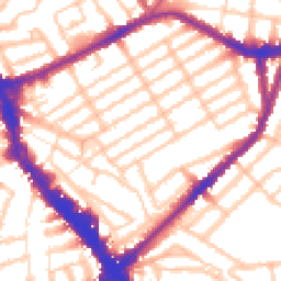 Daytime road noise heatmap for N22 6QH