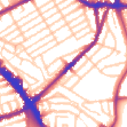 Daytime road noise heatmap for N22 6RR