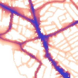 Daytime road noise heatmap for N22 6UY