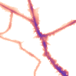 Night-time road noise heatmap for N22 6UY