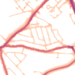 Daytime road noise heatmap for N22 7AD