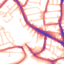 Daytime road noise heatmap for N22 7DB