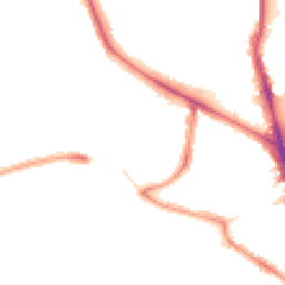 Night-time road noise heatmap for N22 7SL