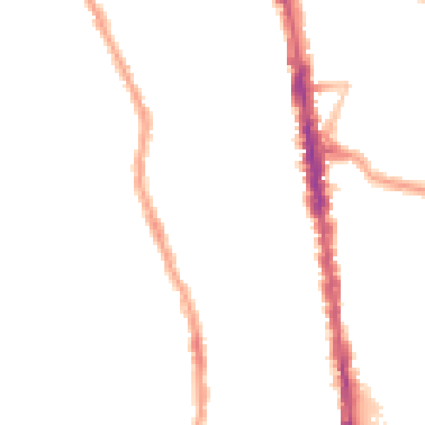 Night-time road noise heatmap for N4 1AT