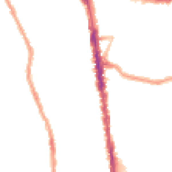 Night-time road noise heatmap for N4 1AU