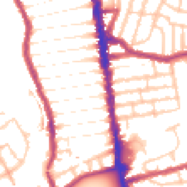 Daytime road noise heatmap for N4 1BL