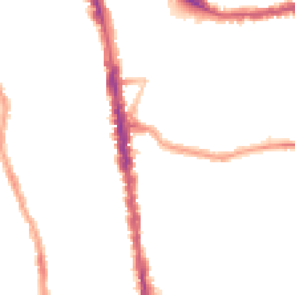 Night-time road noise heatmap for N4 1JY