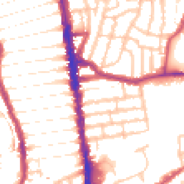 Daytime road noise heatmap for N4 1LF