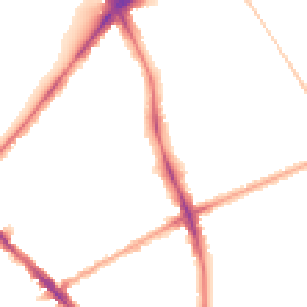 Night-time road noise heatmap for N4 2DJ