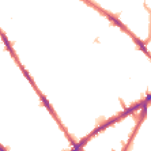 Night-time road noise heatmap for N4 3LF