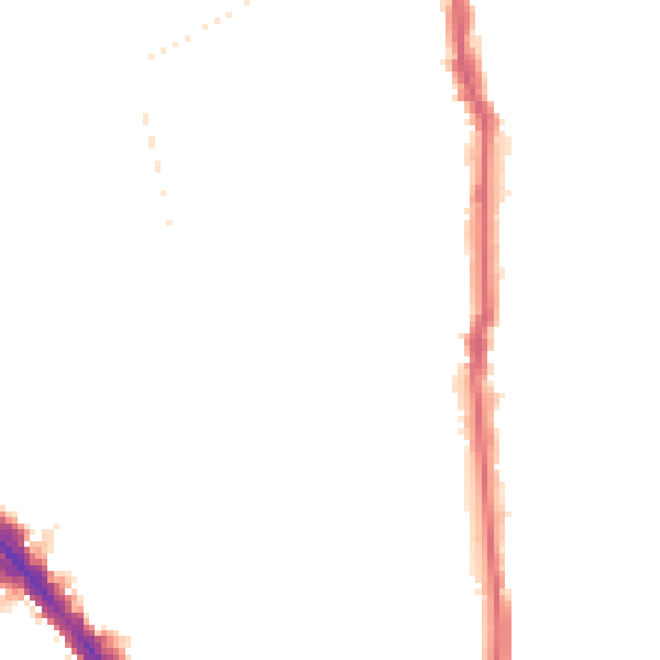 Night-time road noise heatmap for N5 1AE