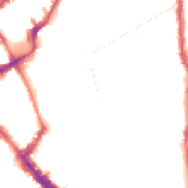 Night-time road noise heatmap for N5 1DX