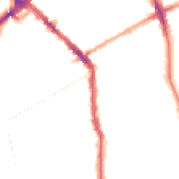 Night-time road noise heatmap for N5 1EQ
