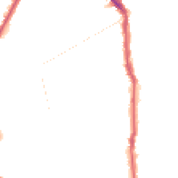 Night-time road noise heatmap for N5 1FB