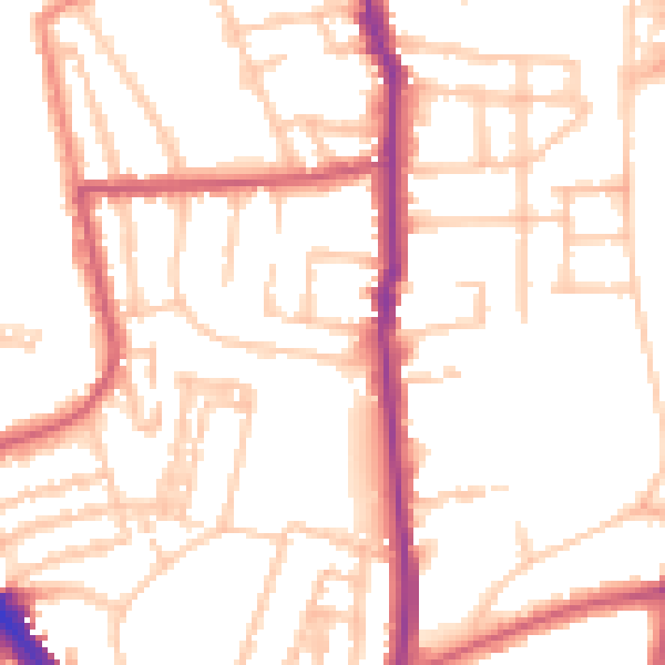Daytime road noise heatmap for N5 1ST