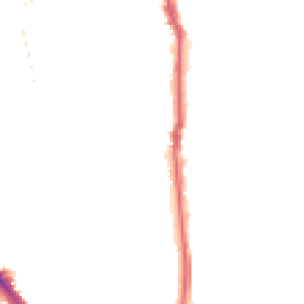 Night-time road noise heatmap for N5 1ST