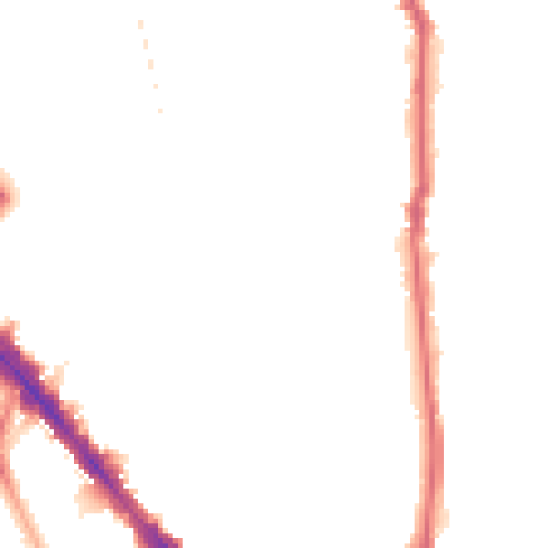 Night-time road noise heatmap for N5 1UU