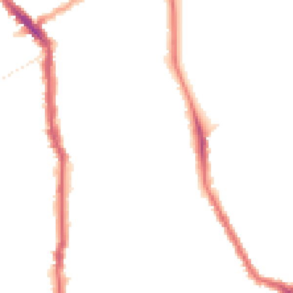 Night-time road noise heatmap for N5 2AW