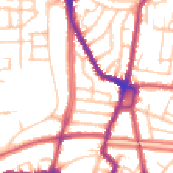 Daytime road noise heatmap for N5 2SL