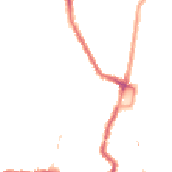 Night-time road noise heatmap for N5 2SL