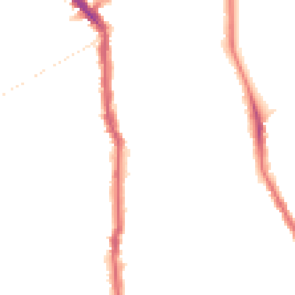 Night-time road noise heatmap for N5 2UZ