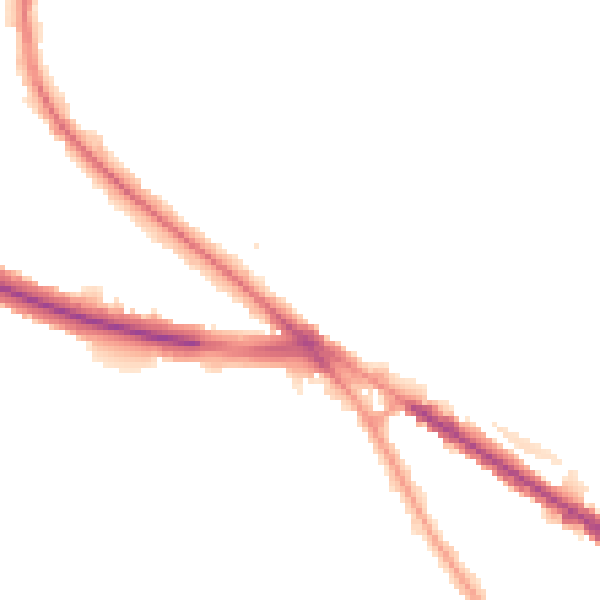 Night-time road noise heatmap for N6 4LS