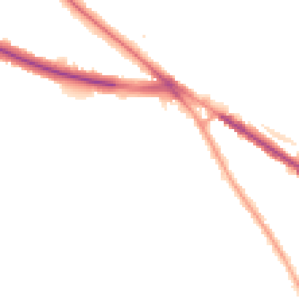 Night-time road noise heatmap for N6 4NB