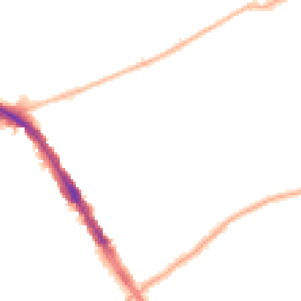 Night-time road noise heatmap for N6 5DA