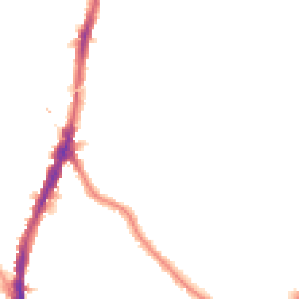 Night-time road noise heatmap for N7 0AE
