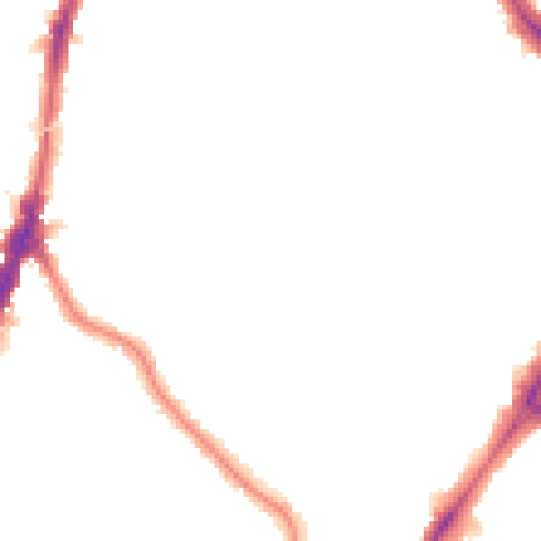 Night-time road noise heatmap for N7 0AL