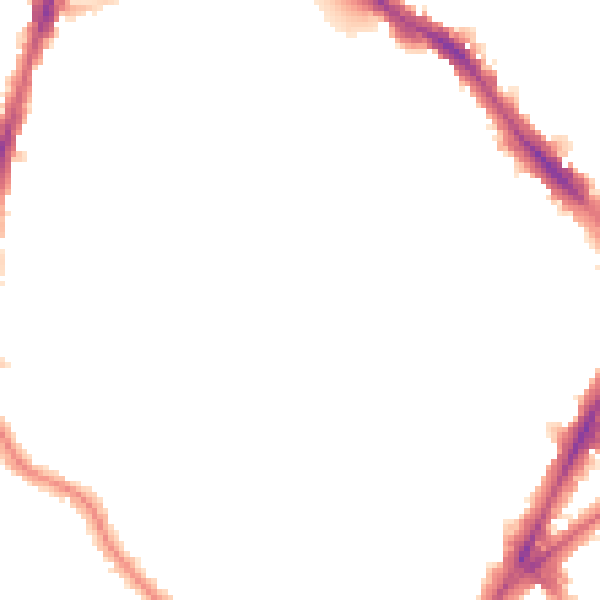 Night-time road noise heatmap for N7 0DU