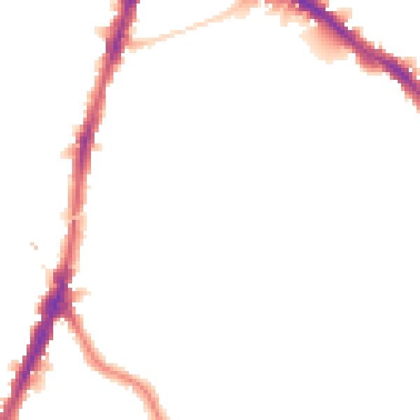Night-time road noise heatmap for N7 0EB