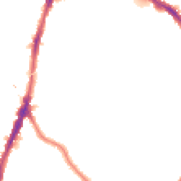 Night-time road noise heatmap for N7 0FG