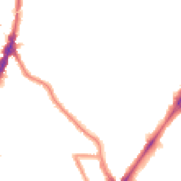Night-time road noise heatmap for N7 0RE
