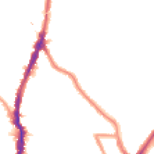 Night-time road noise heatmap for N7 0RH