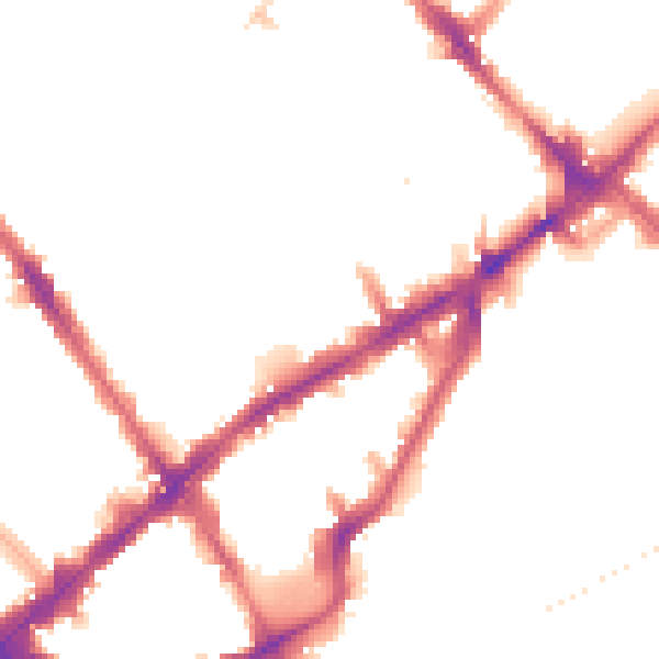 Night-time road noise heatmap for N7 7FB