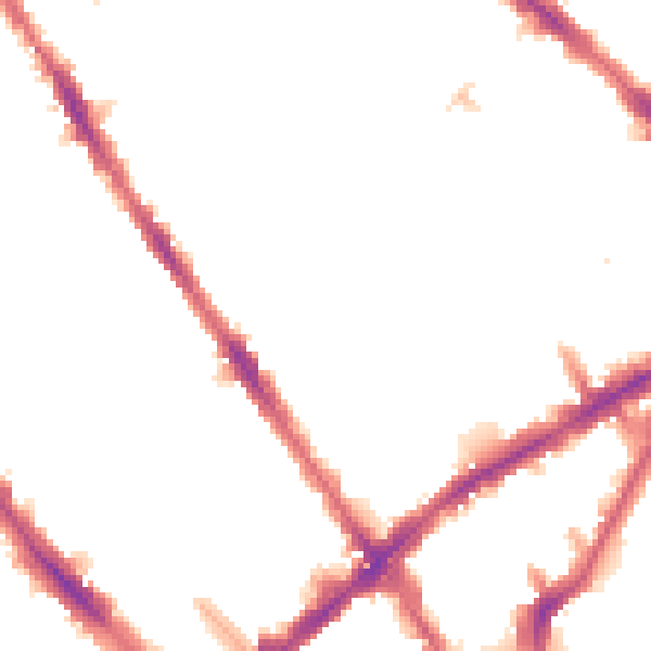 Night-time road noise heatmap for N7 7FP
