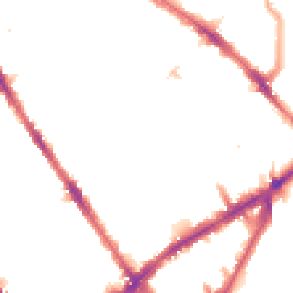 Night-time road noise heatmap for N7 7RS