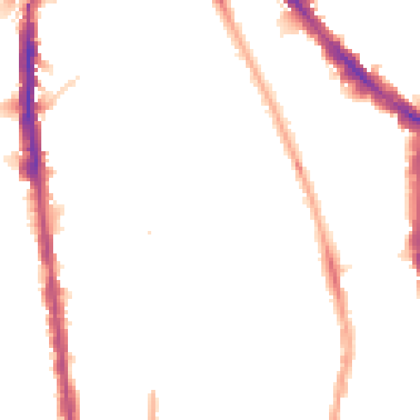Night-time road noise heatmap for N7 8FA