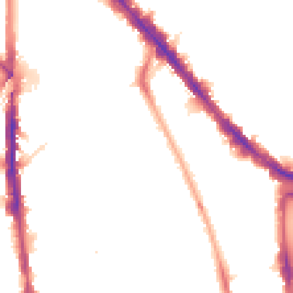 Night-time road noise heatmap for N7 8PE