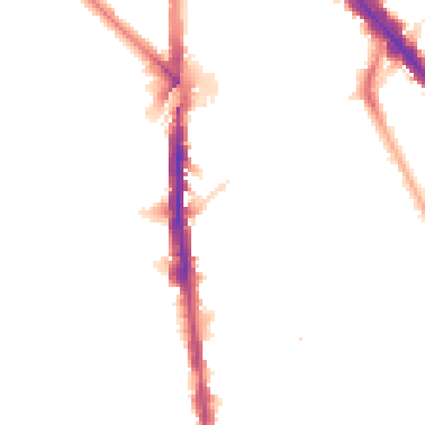 Night-time road noise heatmap for N7 8ST