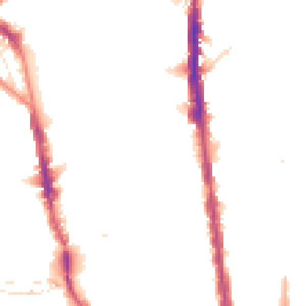 Night-time road noise heatmap for N7 9DD