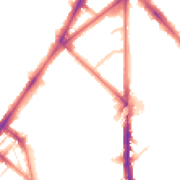 Night-time road noise heatmap for N7 9JH