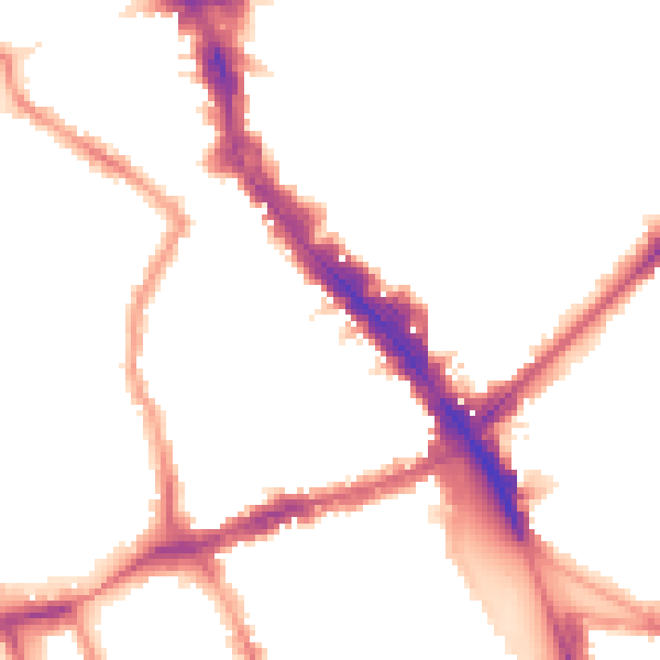 Night-time road noise heatmap for N8 0QH