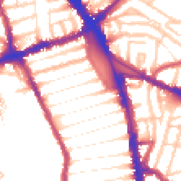 Daytime road noise heatmap for N8 0QU