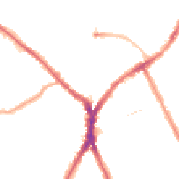 Night-time road noise heatmap for N8 8PJ