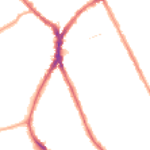 Night-time road noise heatmap for N8 9DU